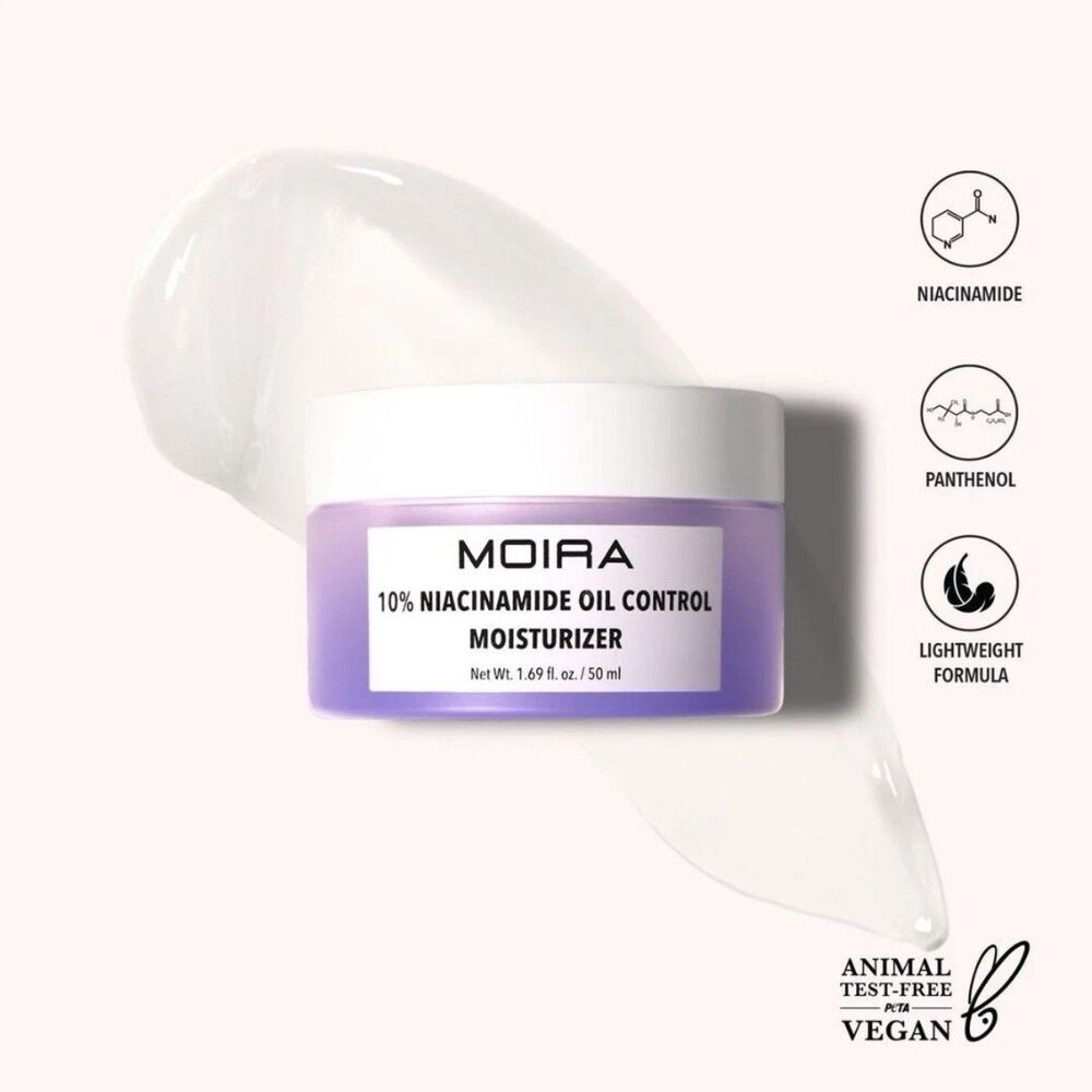 Moira, 10% Niacinamide Oil Control Moisturizer